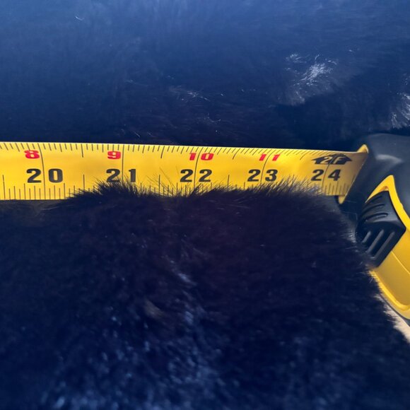 Cefinn Black Faux Fur Teddy Bear Coat - Size 16UK/12US - Picture 10 of 15